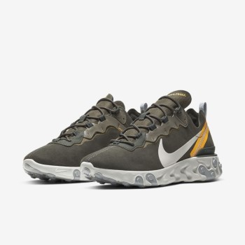 Nike React Element 55 - Férfi Utcai Cipő - Arany /